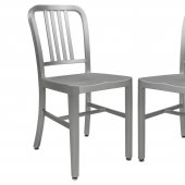 Alton Set of 4 Dining Chairs NA15 in Metal by LeisureMod