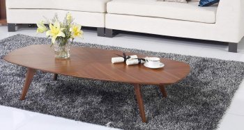 Anthrop Coffee Table in Walnut by Beverly Hills [BHCT-Anthrop Walnut]