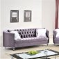 LCL-008 Sofa & Loveseat Set in Gray Velvet