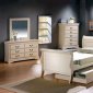 Creamy Antique Finish Louis Philippe Style Kids Bedroom