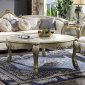 Dresden 84875 Coffee Table Gold Patina & Bone by Acme w/Options