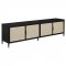 Amherst TV Stand 710035 in Natural & Black by Coaster