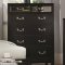 Devine 203121 Bedroom by Coaster in Black w/Options