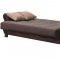 Scranton Sofa Bed in Brown PU-Bonded Leather by Empire w/Options