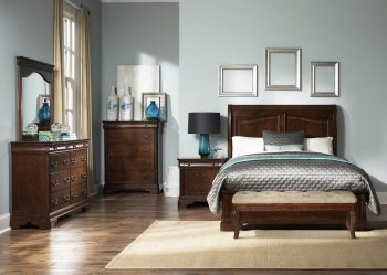 Alexandria Bedroom 5Pc Set 722-BR-QSL in Autumn Brown by Liberty [LFBS-722BR-QSL-Alexandria]