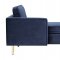 550356 Double Chaise in Navy Fabric by Donny Osmond