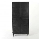 Alsace Iron Tall Accent Cabinet 951778 Vintage Black by Coaster