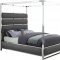 Encore Bed in Grey Faux Leather by Meridian w/Options