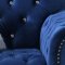 U4422 Sofa in Navy Velvet by Global w/Options