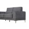 U6108 Sofa & Loveseat Set in Platinum Fabric by Global w/Options