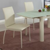 Anna Dining Table in Beige by Chintaly w/Optional Chairs