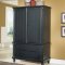 Pottery 875 Bedroom in Black by Homelegance w/Options