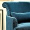 Agalva Accent Chair CM-AC6113TL 2Pc Set in Dark Teal