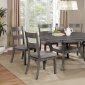 Juniper 5Pc Dining Set CM3162RT in Gray w/Options