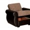 Milano Sofa Bed in Brown Microfiber by Rain w/Optional Items