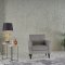 Theo Accent Chair & Ottoman in Gray Fabric by Bellona