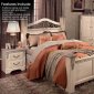 Simulated Washed Ash Finish Classic Bedroom w/Optional Items