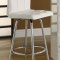 Ronni Bar Table 70945 in Padded White PU by Acme w/Options