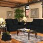 5900 Heather Sofa & Loveseat Set in Bulldozer Black by Chelsea