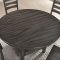 Caprice 5Pc Dinette Set CM3879RT in Antique Warm Gray