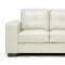 Whitney Sofa Set in Ivory Bonded Leather by Wholesale Interiors