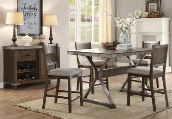 Beckett Counter Height 5Pc Dining Set 107018 by Coaster [CRDS-107018 Beckett]