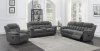 Bahrain Motion Sofa 609541 Charcoal by Coaster w/Options