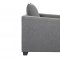 U9196 Sofa & Loveseat Set in Gray Chenille by Global w/Options