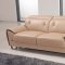 669 Sofa in Beige Leather by ESF w/Optional Loveseat & Chair