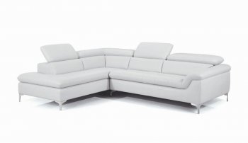 Danco 436006 Sectional Sofa in White Leather by New Spec [NSSS-436006 Danco]