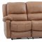 Xan Power Motion Sofa & Loveseat Set Leather Italia in Peanut