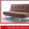 1180 Sofa Bed Brown Fabric by ESF