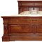 Mahogany Finish Traditional Storage Bed w/Optional Case Goods