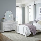 Arielle Youth Bedroom 352-YBR 4Pc Set in Antique White Liberty