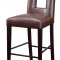 DG072BT Dining Table in Wenge by Global w/Brown Chairs & Options