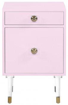 Lia Side Table 831 in Matte Pink by Meridian [MRCT-831 Lia]