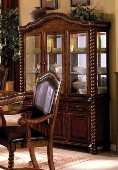 CM3611HB Brookville I Buffet w/Hutch in Chestnut [FABU-CM3611HB Brookville I]