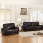 Alpena Sofa 8468 in Dark Brown by Homelegance w/Options