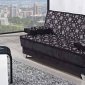 Inter Mebel Sofa Bed in Black Fabric by Mobista