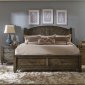 Modern Country Bedroom 5Pc Set 833-BR-QSB in Brown by Liberty