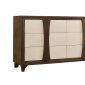 Harmony 6 Drawer Credenza in Black Walnut by NCFurniture