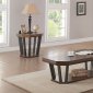 Selma 3Pc Coffee & 2 End Tables Set 84090 by Acme in Tobacco