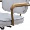 Siecross Office Chair 93172 in White Top Grain Leather by Acme