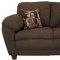 5550 Julia Sofa & Loveseat Set in Bulldozer Java by Chelsea