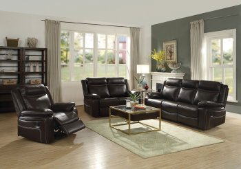 Corra Motion Sofa 52050 in Espresso PU by Acme w/Options [AMS-52050-Corra]