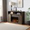 Tobias Fireplace AC00274 in Rustic Oak by Acme