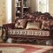 Bella Traditional Sofa in Brown Fabric w/Options