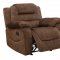 U97370 Motion Sofa in Chocolate Fabric by Global w/Options