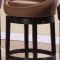 Choice of Color Microfiber Set of 2 Igloo Swivel Barstools