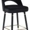 Ellie Counter Ht Table 115568 by Coaster w/Optional Black Stools